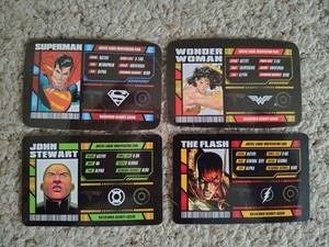 x4 SDCC 2025 San Diego Comic Con DC Justice League Watchtower Security Cards!