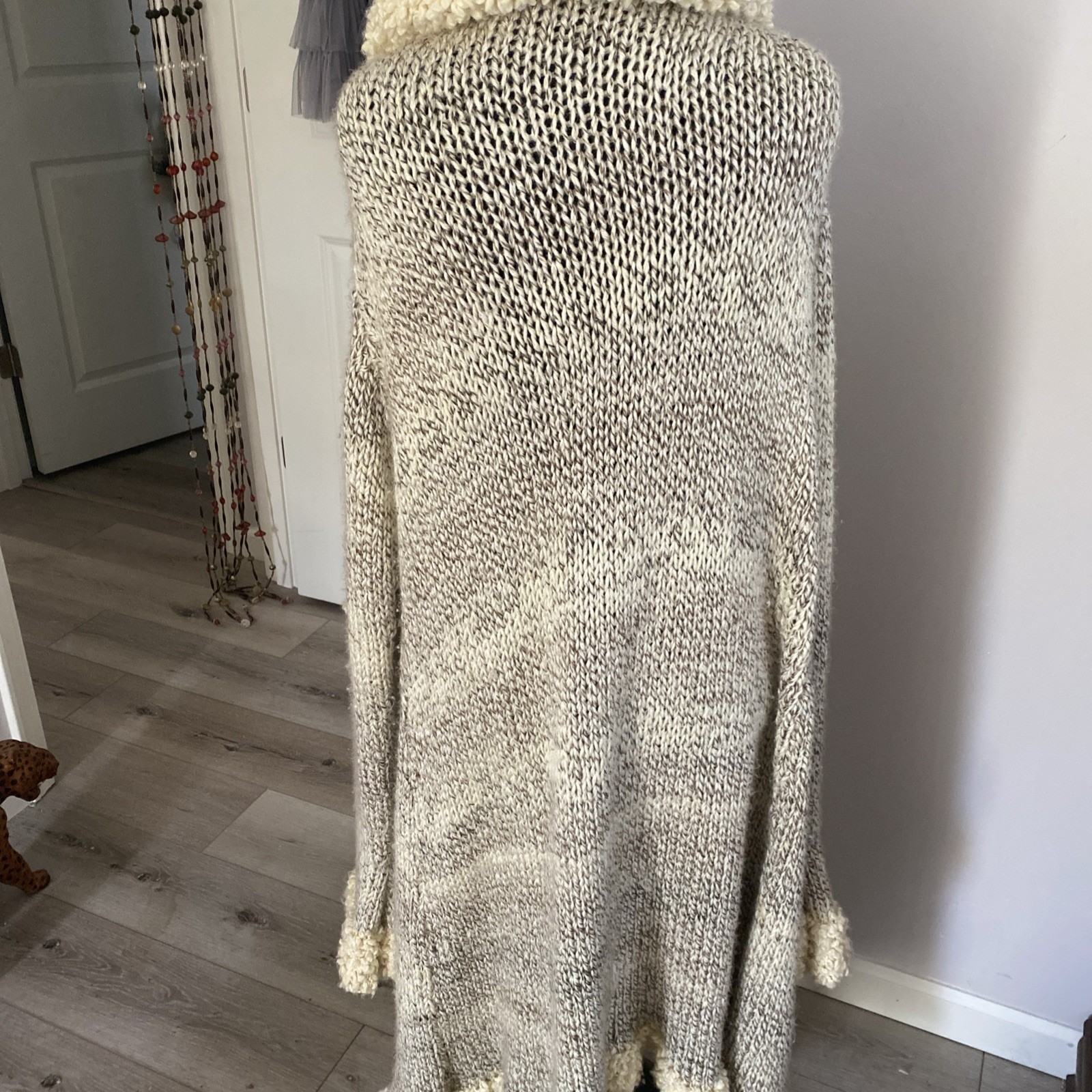 cable knit duster - image 4