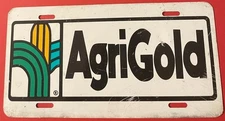 AgriGold Booster License Plate Seed Company Corn Soybeans Farming Farm Farmer
