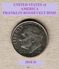 2018 D - Denver, Roosevelt 10¢ Dime "Circulated" Actual Coin Shown **FREE S&H**