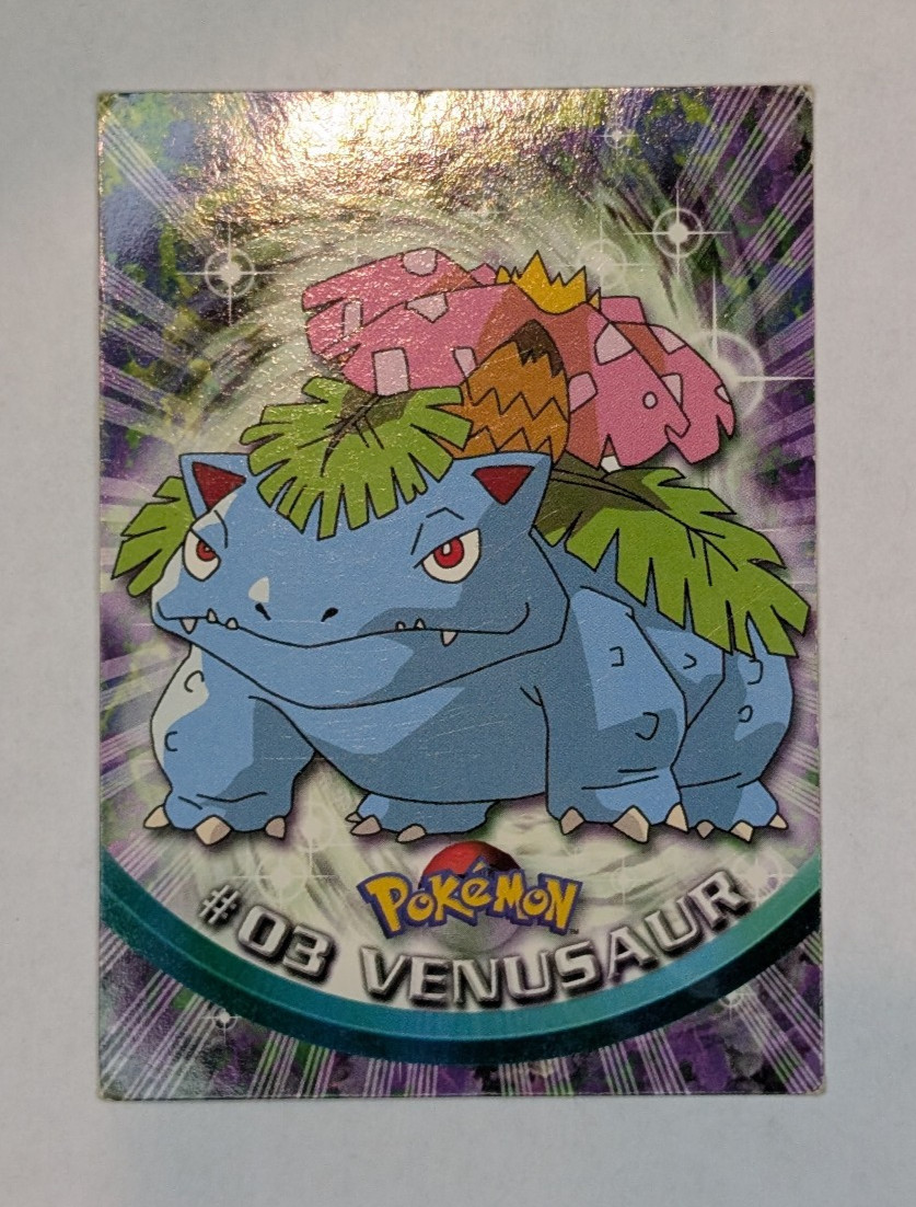 Topps Pokemon TCG Venusaur 03 TV Animation Edition Regular English 1999