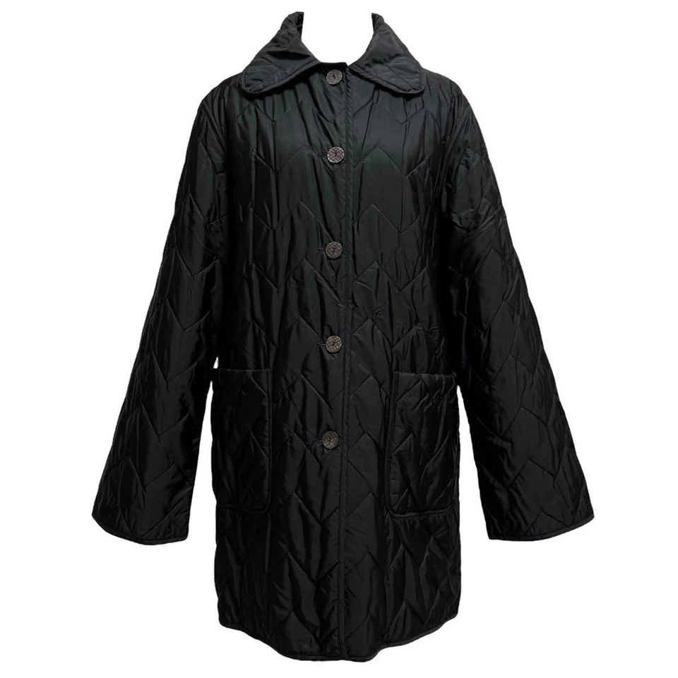 Missoni Reversible Quilted Coat Vintage Orange Label Women Size42 Made in Italy - Image 4 of 4