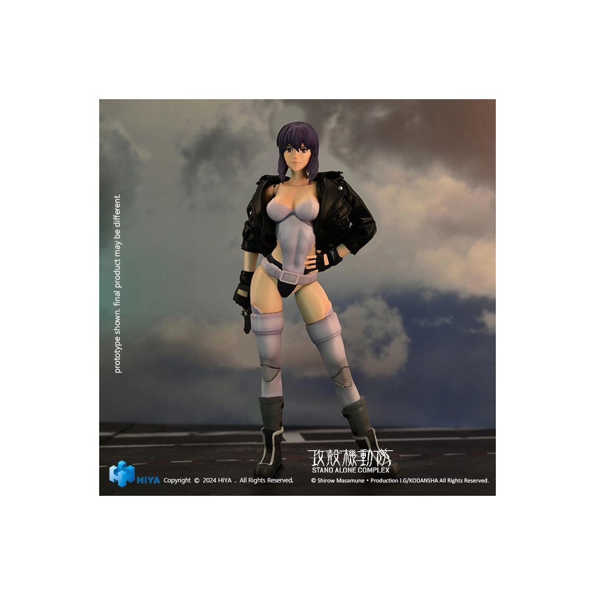 Motoko Kusanagi 1/12 Figurine Idéale pour Diorama Cyberpunk Hiya Toys GITS
