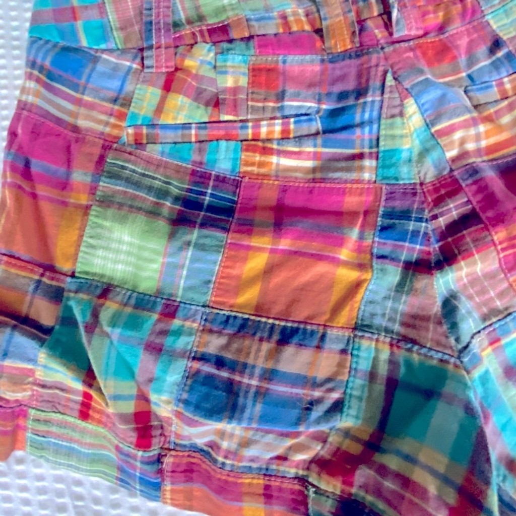 J. Crew Patchwork Plaid Mini Shorts 100% Cotton S… - image 10