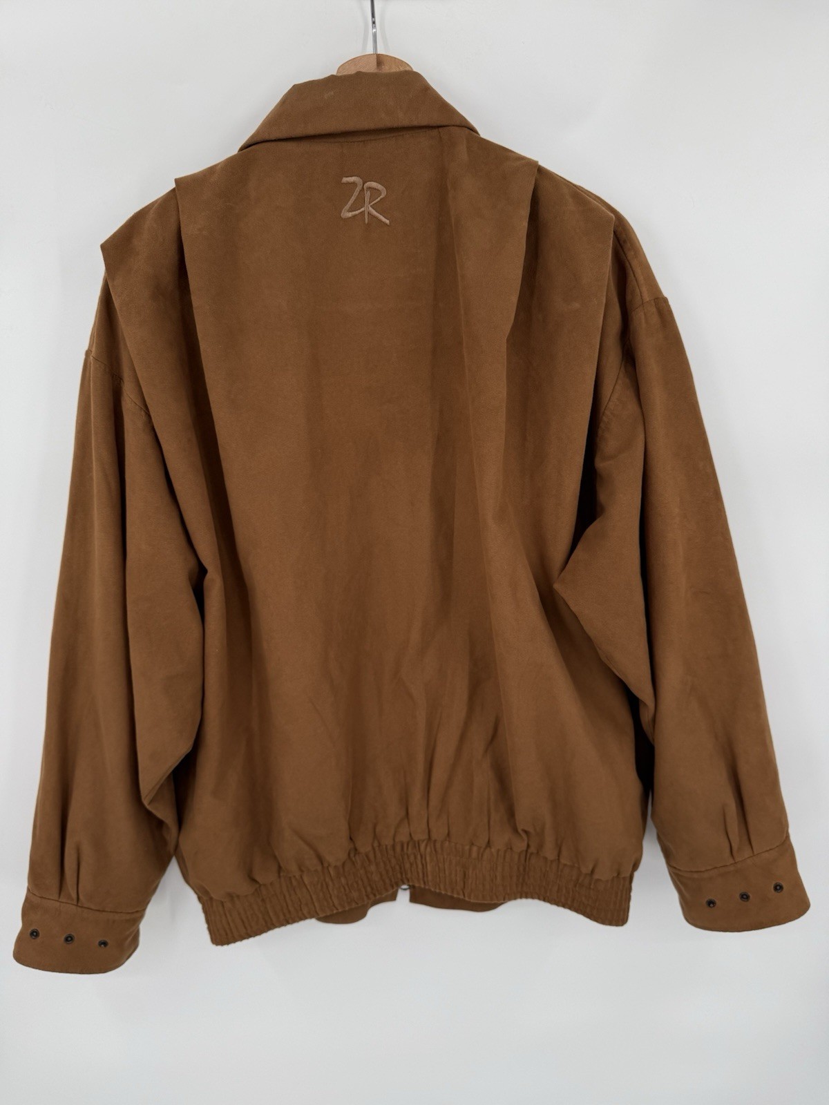 Zero Restriction Microsuede Leather Jacket Mens M… - image 2