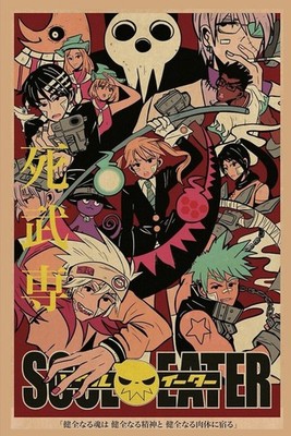 Soul Eater Notebook: Size 6''x9'' inches, Glossy Cover, 110 Lined Pages Perfect fo