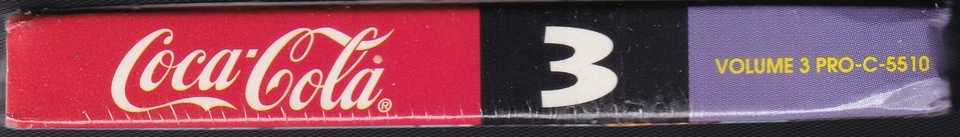 Coca-Cola Volume 3 Cassette 1992 Sealed Promo Compilation PRO-C-5510 - Image 3 of 4