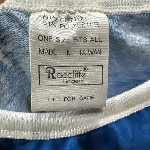 Vtg Mickey Unlimited Radcliffe Lingerie Sleep Shirt 80’s OS Blue All Over Print - Picture 16 of 18