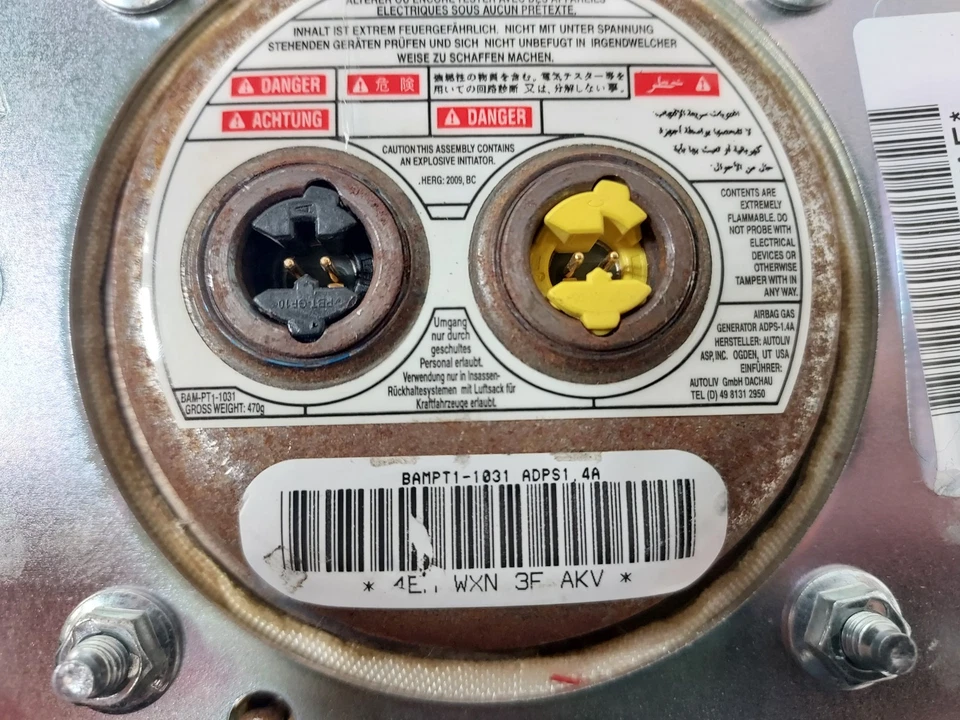 Bolsa de aire para rueda de conductor Jeep Grand Cherokee 2009-2010 OEM LKQ Foto 4 de 4