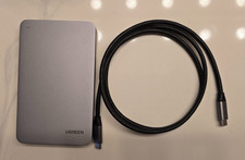 USB-C SATA 2.5" External Hard Disk Drive 750GB UGreen Enclosure w/ cable