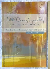 Sympathy Greeting Card Religious Dayspring Sympathy for Loss of Your Husband