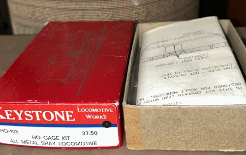 Keystone Locomotive Works HO-105 All Metal Logging Shay Unpowered Display Model - Picture 8 of 24