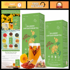 Goji Berry Chrysanthemum Tea - Liver Detox, Eye Health, 150g 15 Bags
