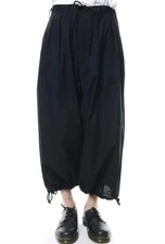 USED BLACK SCANDAL YOHJI YAMAMOTO BALLOON PANTS ACCEPTABLE