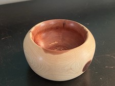 Handcarved Eastern Red Cedar Bowl - Rustic Wooden Ring Dish/Trinket Dish