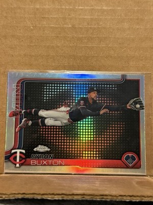 2025 Topps Chrome Baseball Byron Buxton Lightboard Refractor SSP Twins