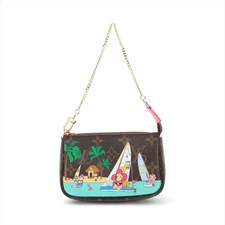 Louis Vuitton Monogram Vivienne mini pochette accessoire M82841 Brown