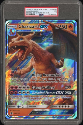 Charizard-GX graded PSA 7 for sale on eBay