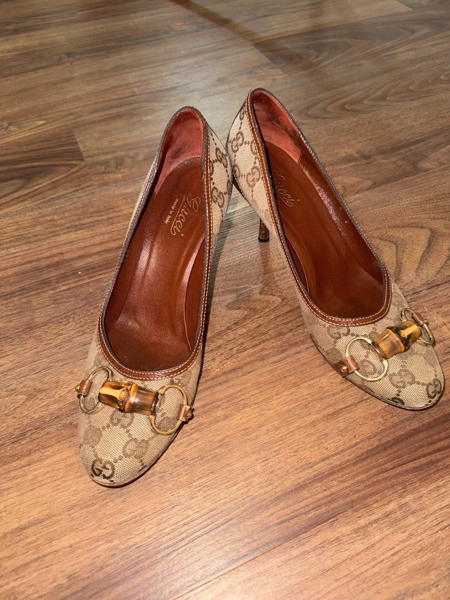 Gucci Monogram Shoes In Women's Heels for sale | eBay