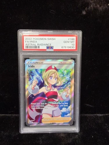 2022 Irida (Full Art) 186/189 Swsh10: Astral Radiance PSA 10
