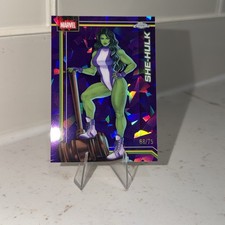 2026 Topps Chrome Marvel Sapphire Edition #151 She-Hulk Purple Sapphire /75