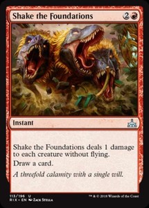 Shake the Foundations - Rivals of Ixalan (113/196) Uncommon