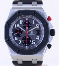 Audemars Piguet Uhr Royal Oak Offshore GSTAAD Limited Chronograph Titan grey rar