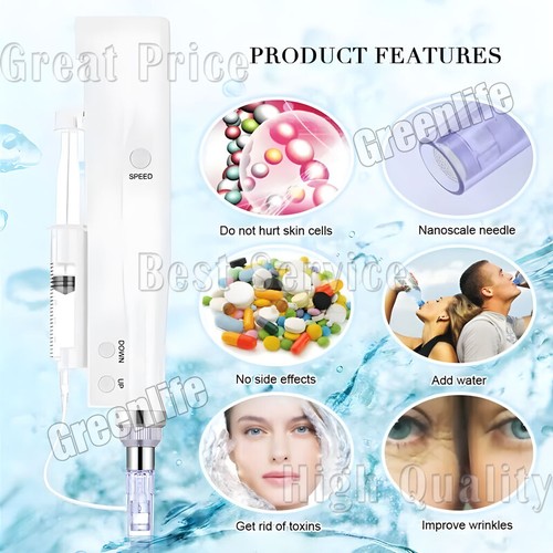 9/12/24/36/42 Pin Mini Mic-roneedle Machine Kit Mesotherapy Skin Pen Cartridges - Picture 4 of 23