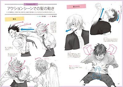 How to Draw Mens Hairstyle 250 Book Manga Anime Hair Style Boy Man Japan  A93142