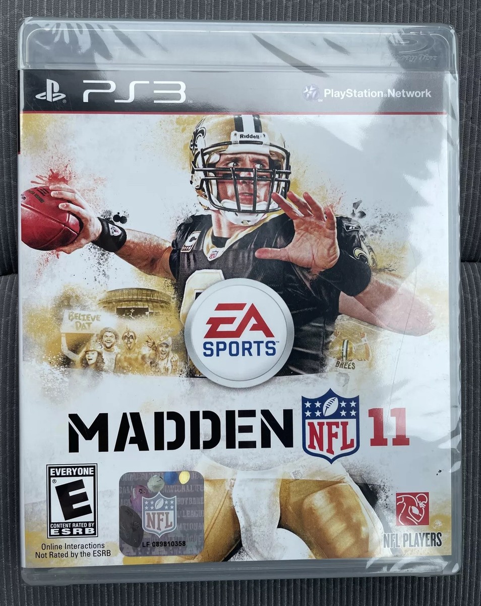 Madden NFL 11 Sony PlayStation 3 PS3 New Sealed Drew Brees