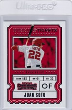 2020 CONTENDERS WINNING TICKETS JUAN SOTO WASHINGTON NATIONALS BASEBALL - B6551