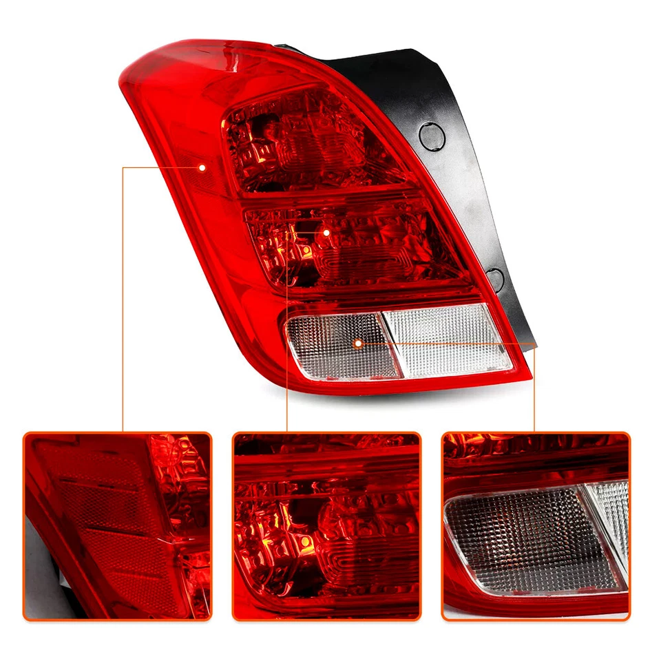 Luz trasera halógena para Chevy Trax 2013-2019 lámpara de freno con bombillas lado izquierdo Foto 3 de 4