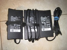 Lot of 3...Genuine Dell 130w 19.5V 6.7A ...LA130PM121...POWER Adapters...USED