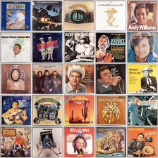 50s 60s 70s 80s CLASSIC COUNTRY & WESTERN Vintage Vinyl Records LPs * See Photos