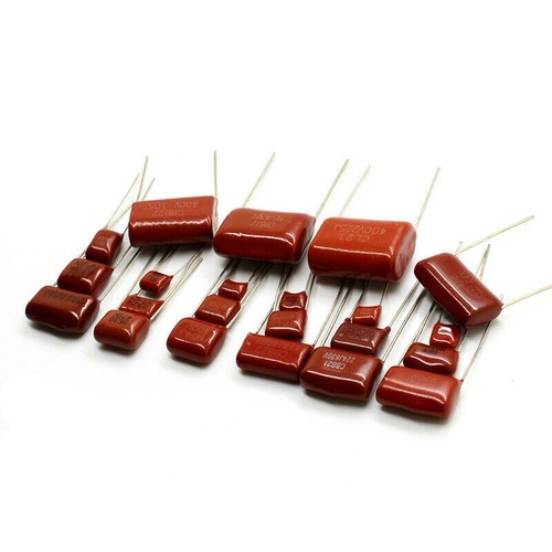 50Pcs CBB Capacitor 100V 104J 0.1UF 100NF 104J 100V Pitch 5mm P5 - Picture 3 of 3