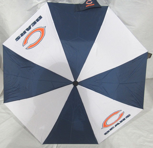 NFL Travel Umbrella Chicago Bears White and Blue McArthur For Windcraft