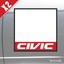 HONDA-CIVIC-Pair-of-rally-track-car-door-decals-stickers-400-x-400mm thumbnail 2