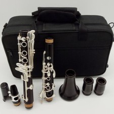 Silver Plated Keys Advanced Instruments 17 Key Ebony Bb Clarinet