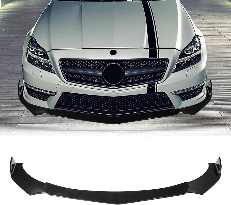 For Lexus RX 300 350 450 Front Bumper Lip Spoiler /Splitter Strut Rods Glossy - Image 3 of 4