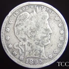 1895 S BARBER QUARTER ~ SCARCE ORIGINAL SAN FRANCISCO 25c COIN ~ TCC