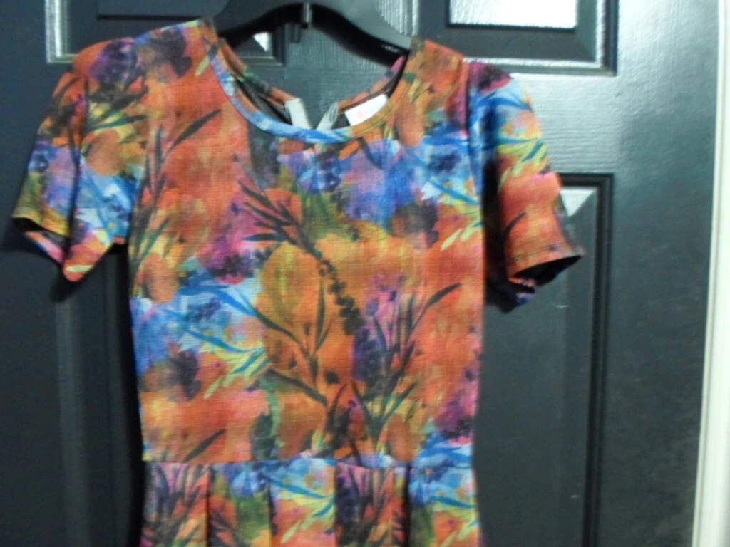 PALM ANGELS Abito donna LulaRoe multicolore stampa floreale manica corta taglia S