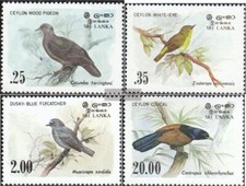 Sri Lanka 640-643 neuf avec gomme originale 1983 Locals Oiseaux