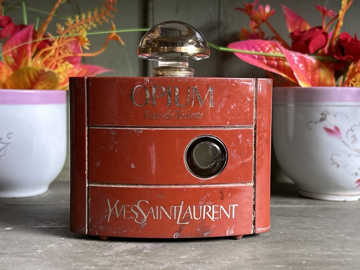 An Old 1977 Yves Saint Laurent Opium Eau De Toilette 60ML Perfume,  France