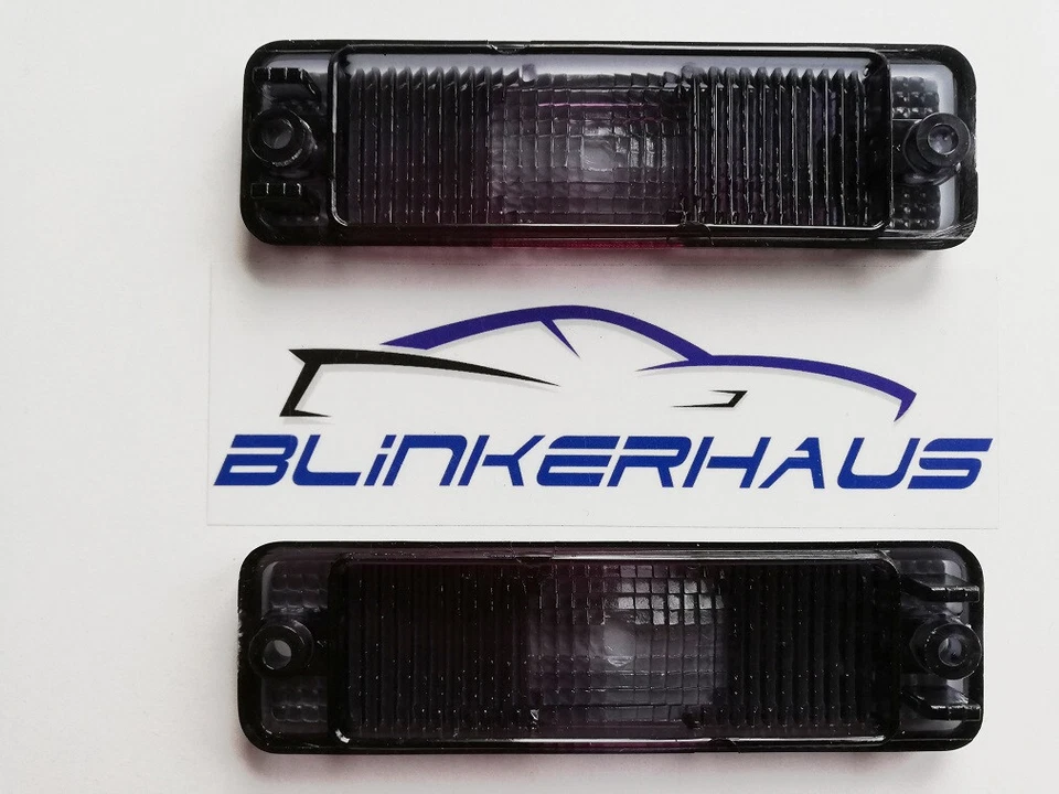 SCHWARZE Blinker VW Golf Mk 1/2 Cabrio Caddy Polo Jetta Passat Iltis Audi 50 80 - Bild 2 von 3