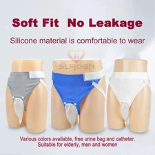 Wearable Urinal Bag Silicone Urine Catheter Portable External Urine Collector