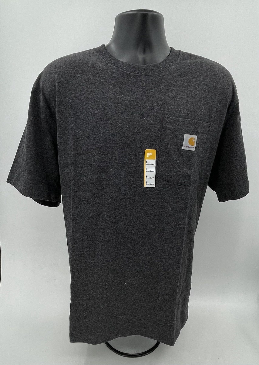 Carhartt Heavyweight Pocket Tee T-Shirt Charcoal Heather Grey