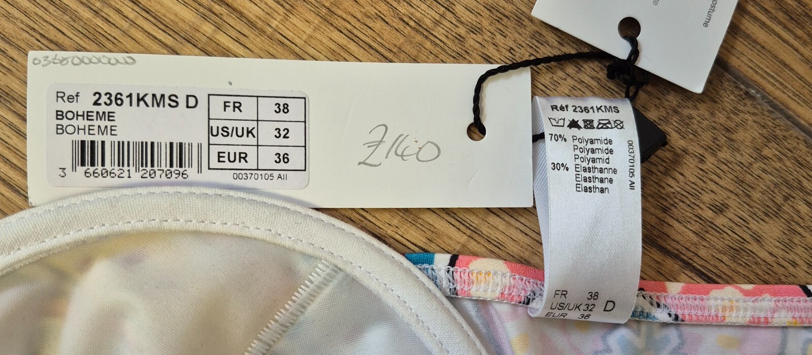 Empreinte 'Boheme' Bikini Top Multicoloured UK 32D NWT image 5