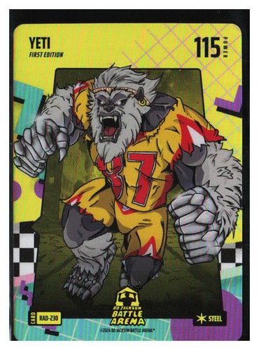 Bo Jackson Battle Arena Yeti Travis Kelce Rad Steel Battlefoil