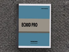 Volvo EC80D PRO Excavator Parts Catalog Manual