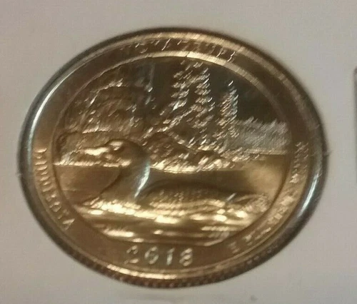 2018-P America the Beautiful Quarters Voyageurs — photo from the most recent tracked eBay sale